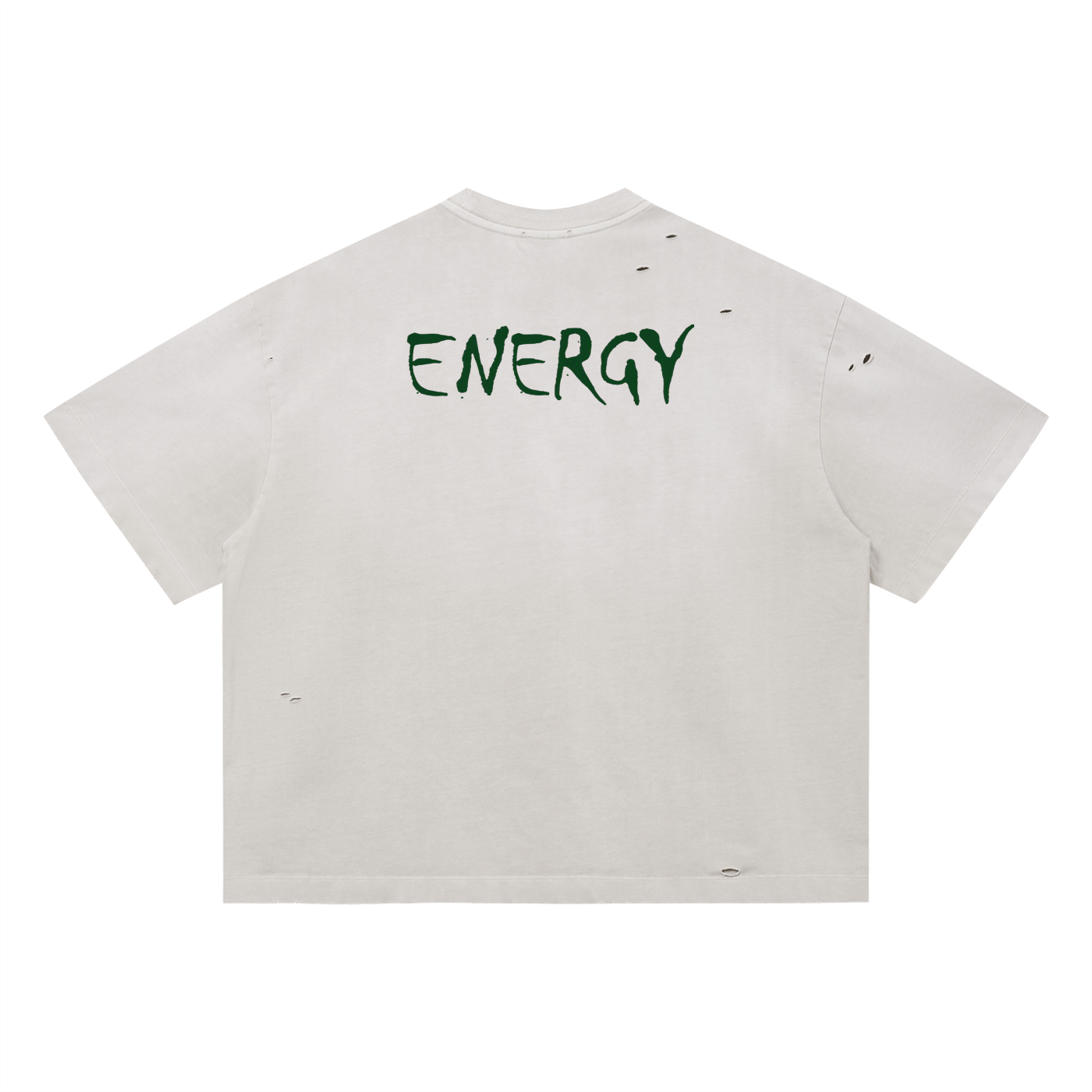 Loopy Lavi Vintage Washed Distressed Boxy Oversized T-Shirt