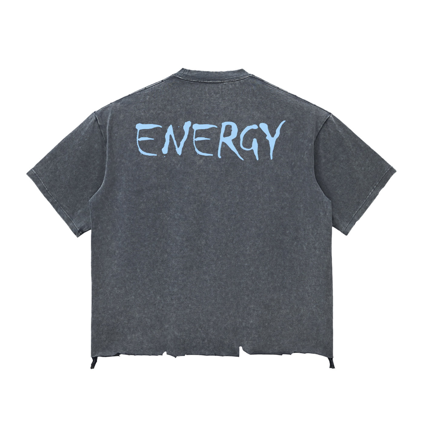 Loopy Lavi Snow Wash Raw-Hem Boxy T-shirt