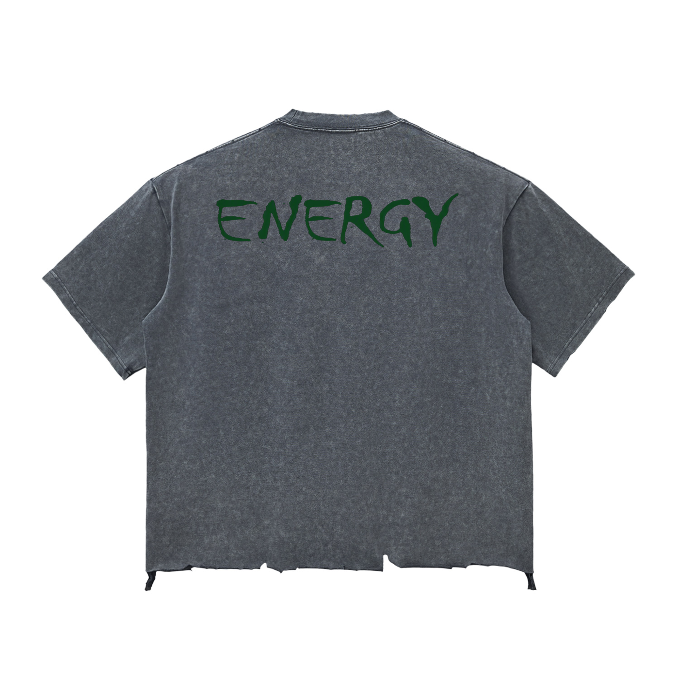 Loopy Lavi Snow Wash Raw-Hem Boxy T-shirt
