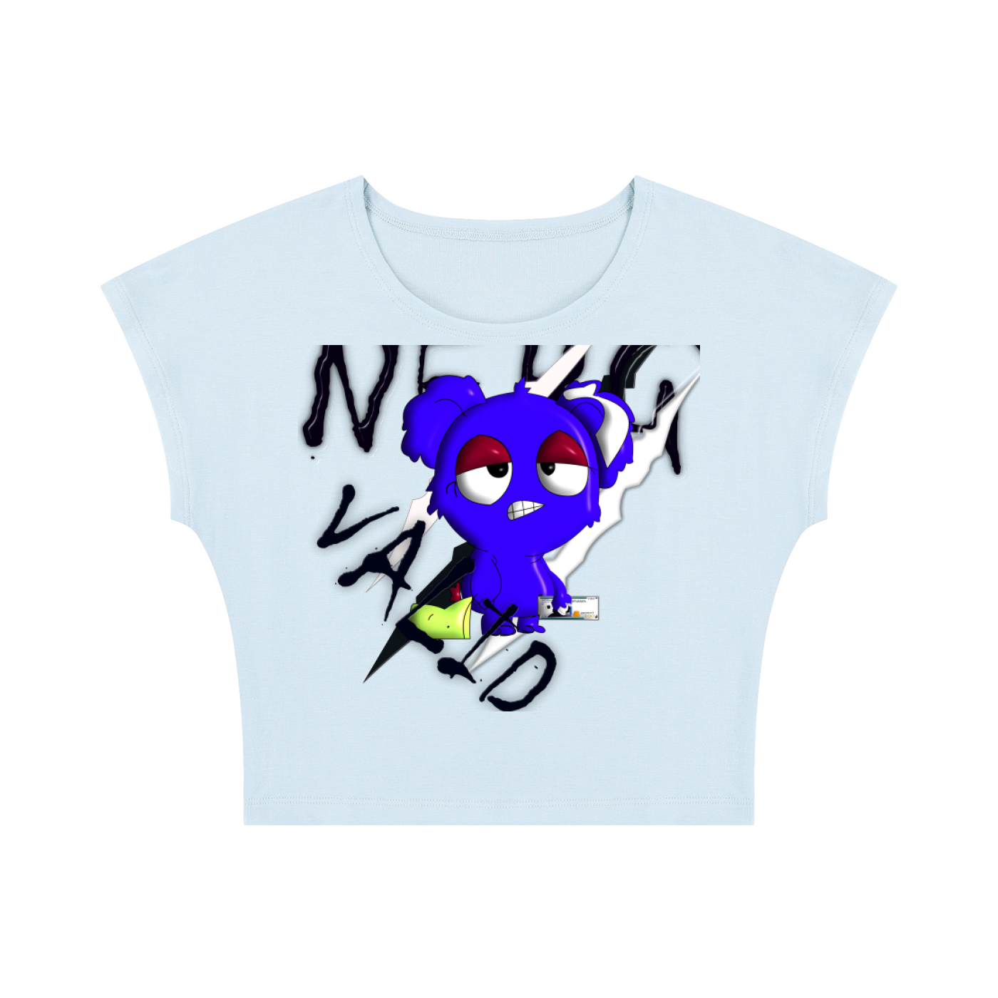 Loopylavi’s Women's Slim Crop T-Shirt