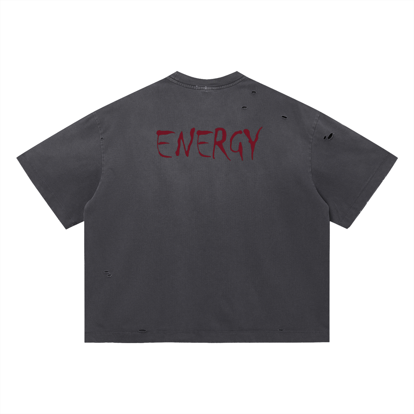 Loopy Lavi Vintage Washed Distressed Boxy Oversized T-Shirt