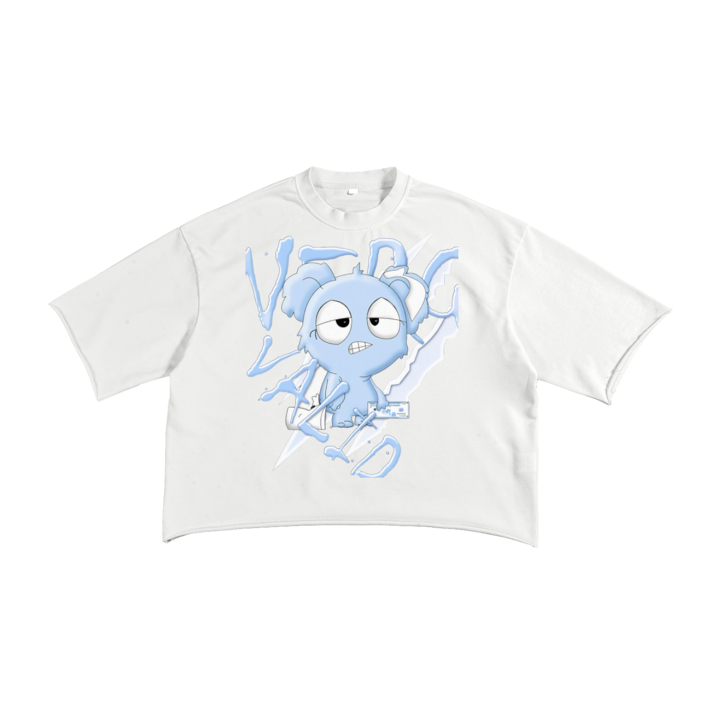 French Terry Raw Edge T-Shirt
