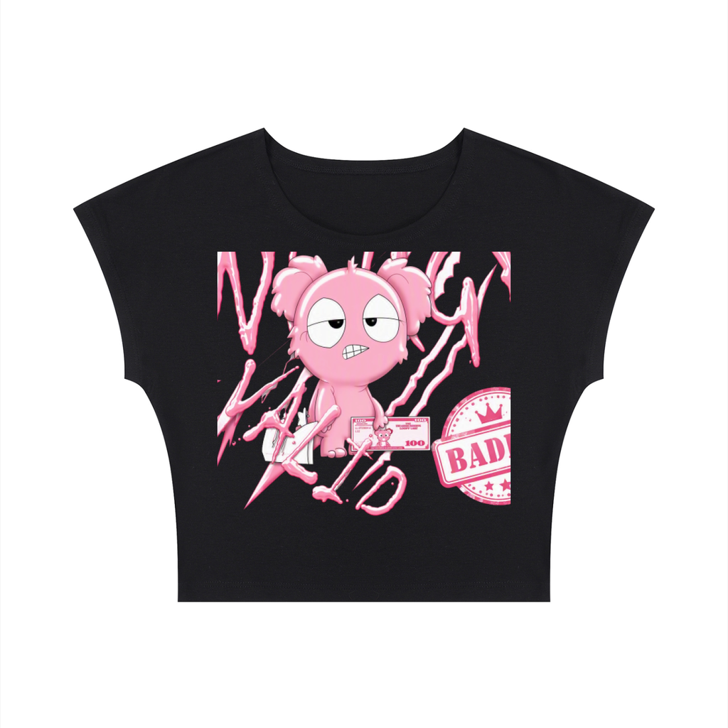 Loopy Lavi Women's Slim Crop T-Shirt