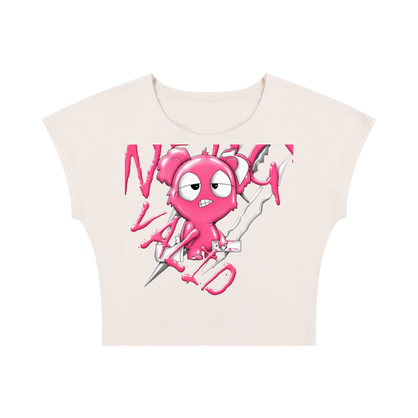 Loopy Lavi Women's Slim Crop T-Shirt