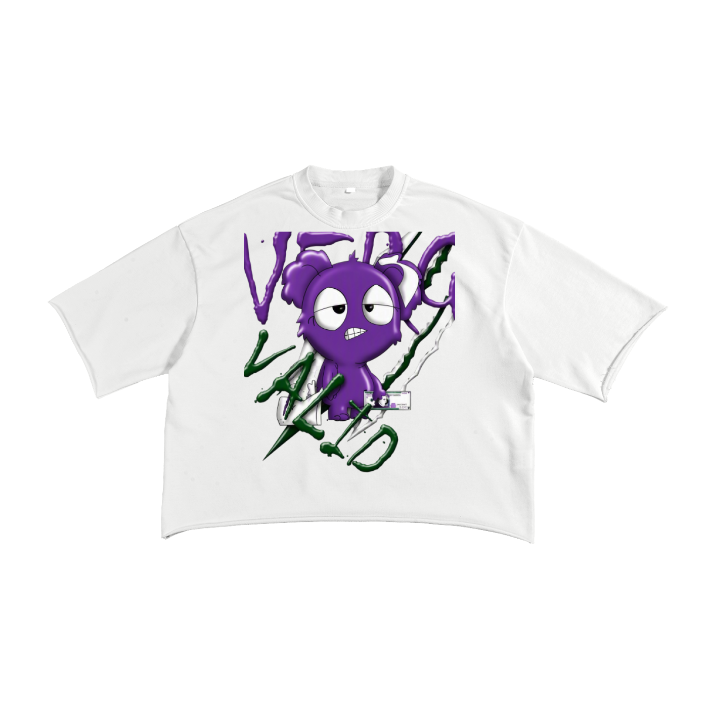 French Terry Raw Edge T-Shirt