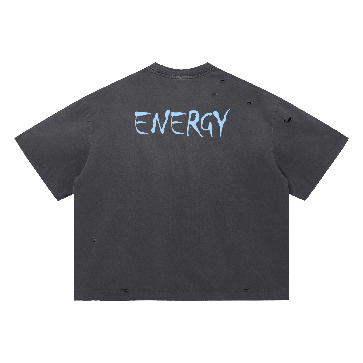 Loopy Lavi Vintage Washed Distressed Boxy Oversized T-Shirt