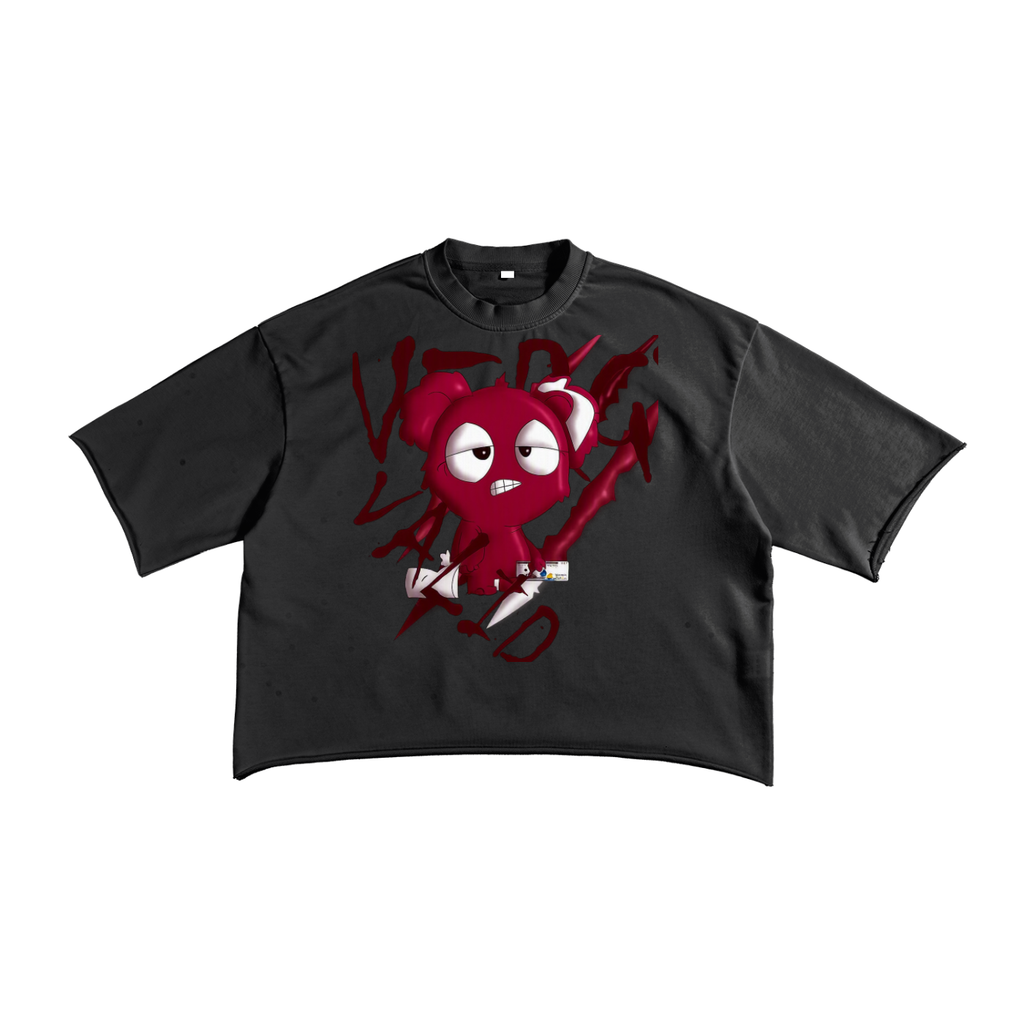 French Terry Raw Edge T-Shirt