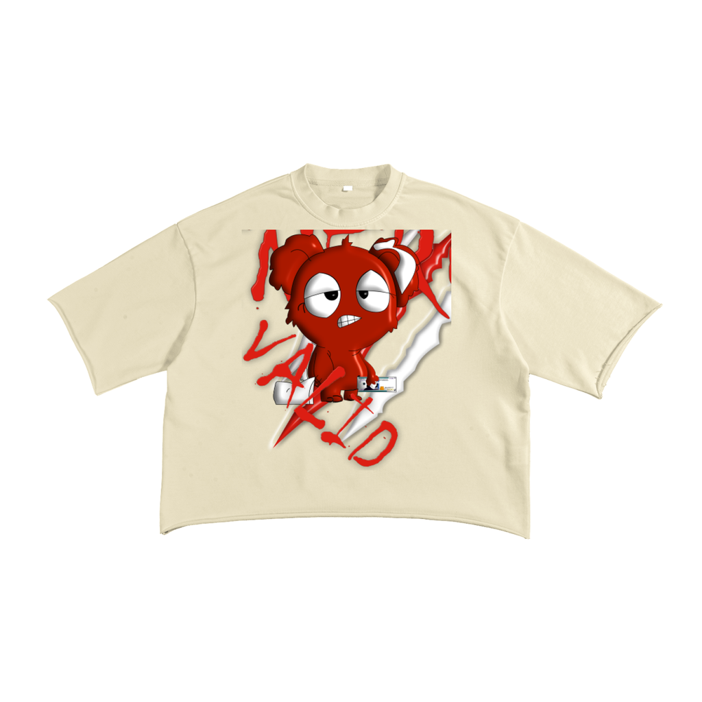 French Terry Raw Edge T-Shirt