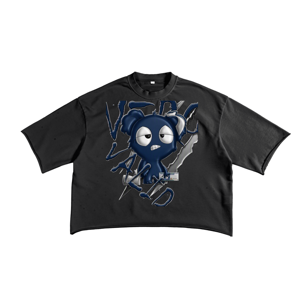 French Terry Raw Edge T-Shirt