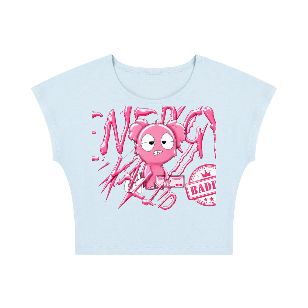 Loopy Lavi Women's Slim Crop T-Shirt