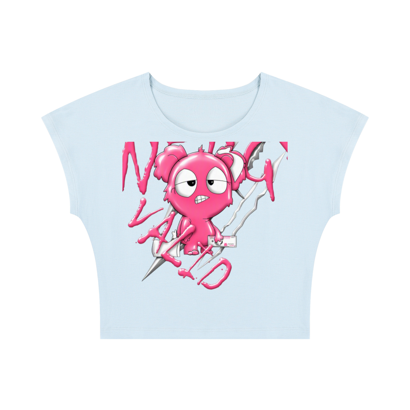 Loopy Lavi Women's Slim Crop T-Shirt