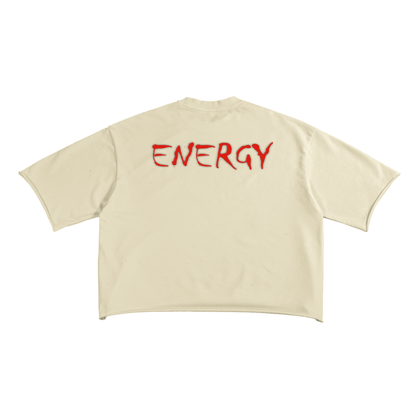 French Terry Raw Edge T-Shirt