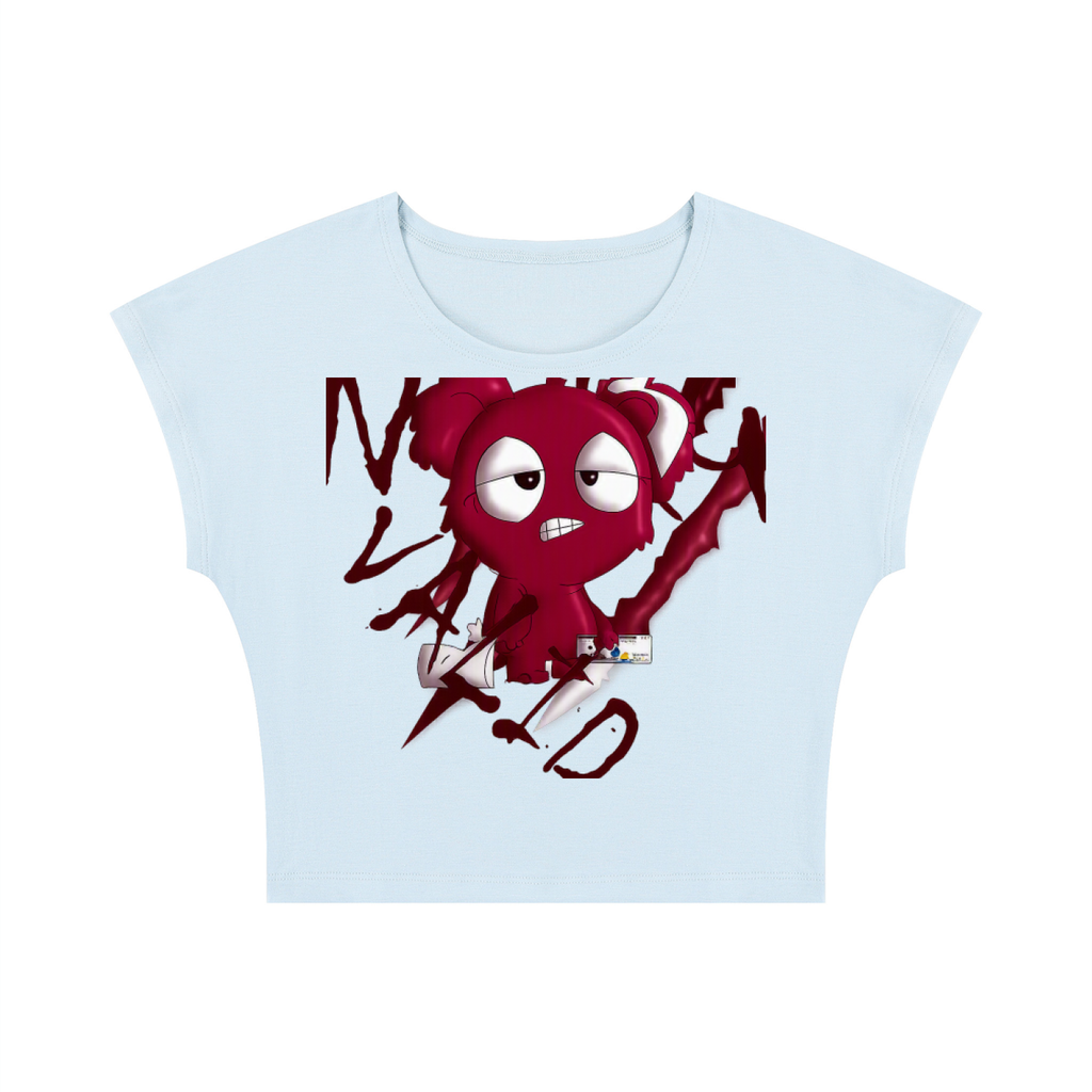 Loopy Lavi Women's Slim Crop T-Shirt