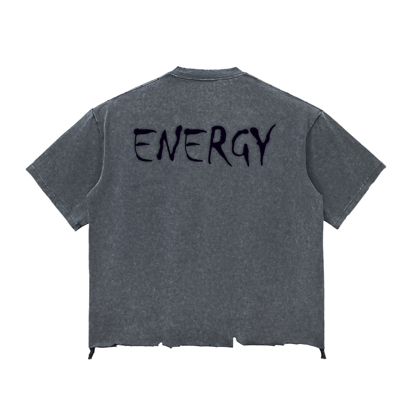 Loopy Lavi Snow Wash Raw-Hem Boxy T-shirt