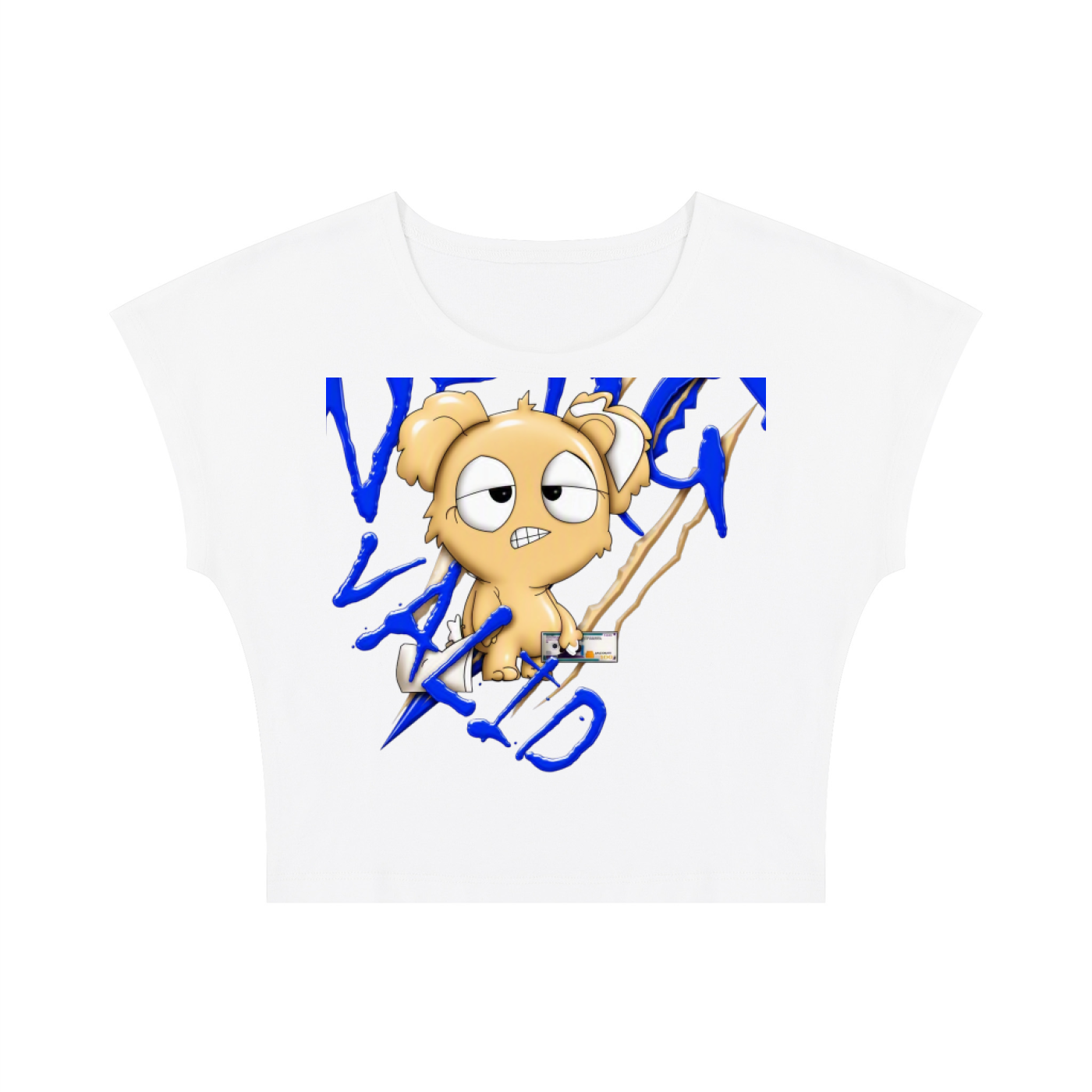 Loopy Lavi Women's Slim Crop T-Shirt
