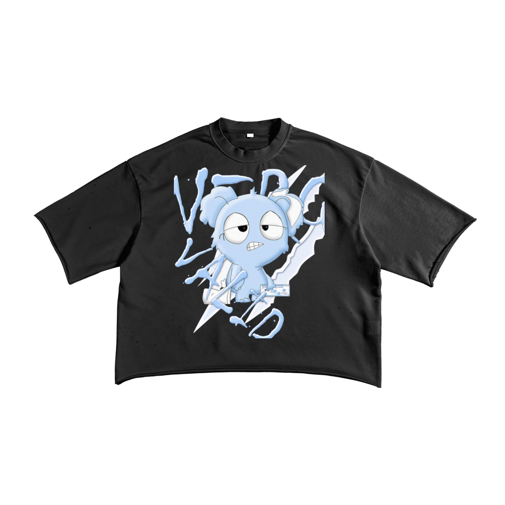 French Terry Raw Edge T-Shirt