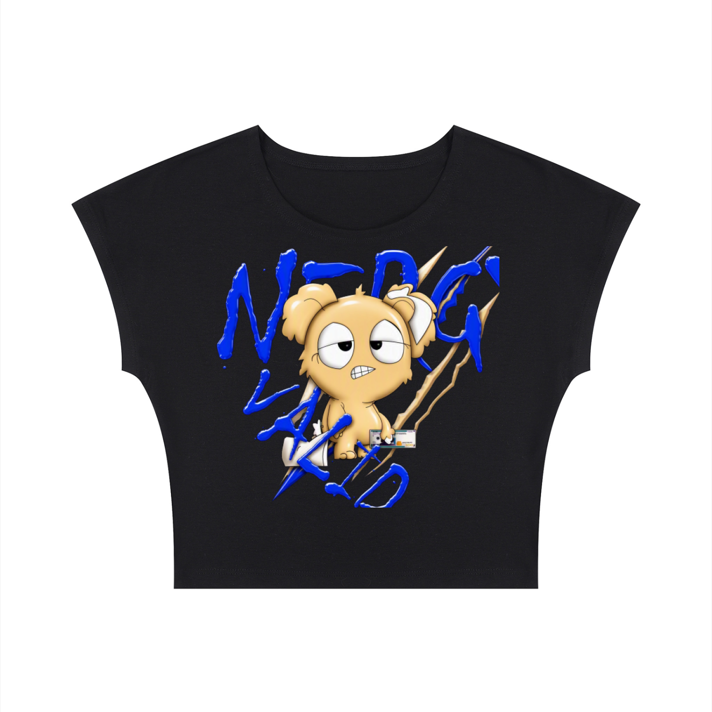 Loopy Lavi Women's Slim Crop T-Shirt