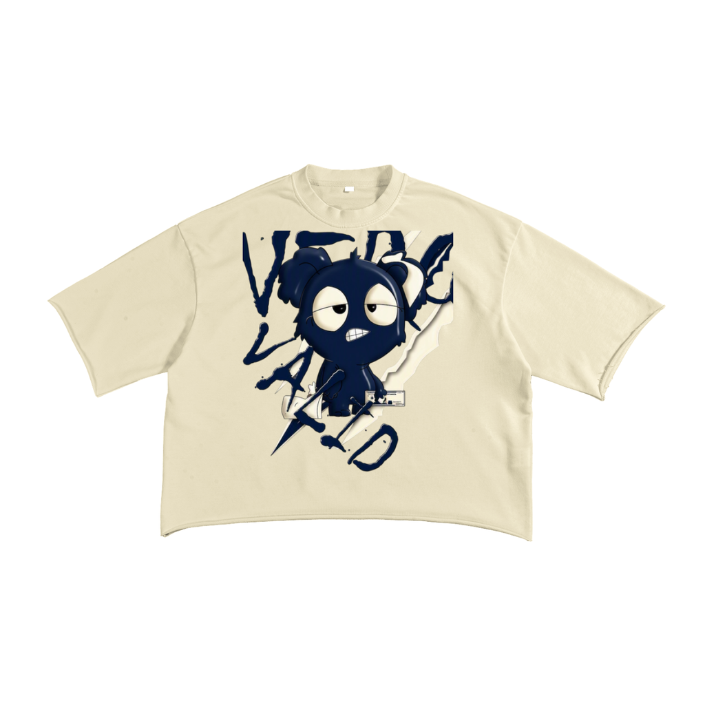 French Terry Raw Edge T-Shirt