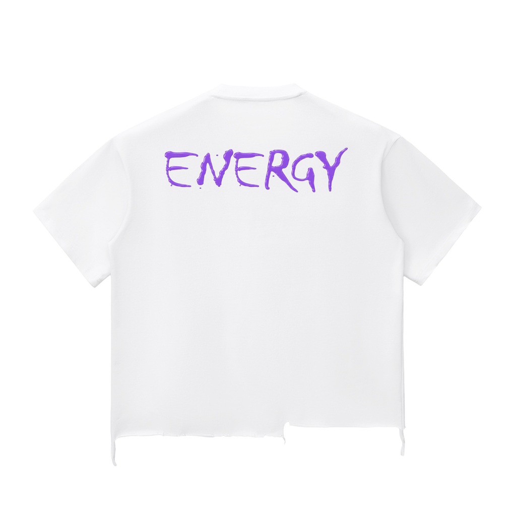 Loopy Lavi Snow Wash Raw-Hem Boxy T-shirt