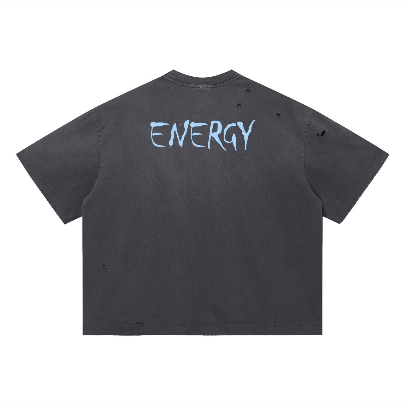 Loopy Lavi Vintage Washed Distressed Boxy Oversized T-Shirt
