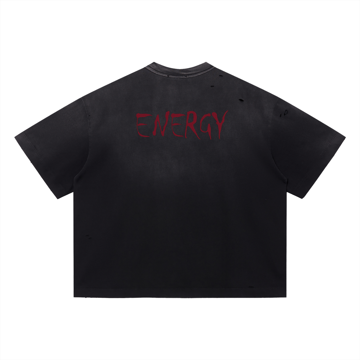 Loopy Lavi Vintage Washed Distressed Boxy Oversized T-Shirt