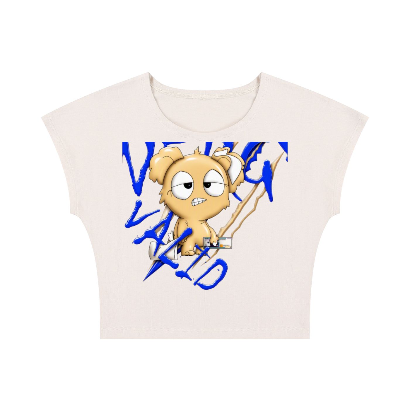 Loopy Lavi Women's Slim Crop T-Shirt