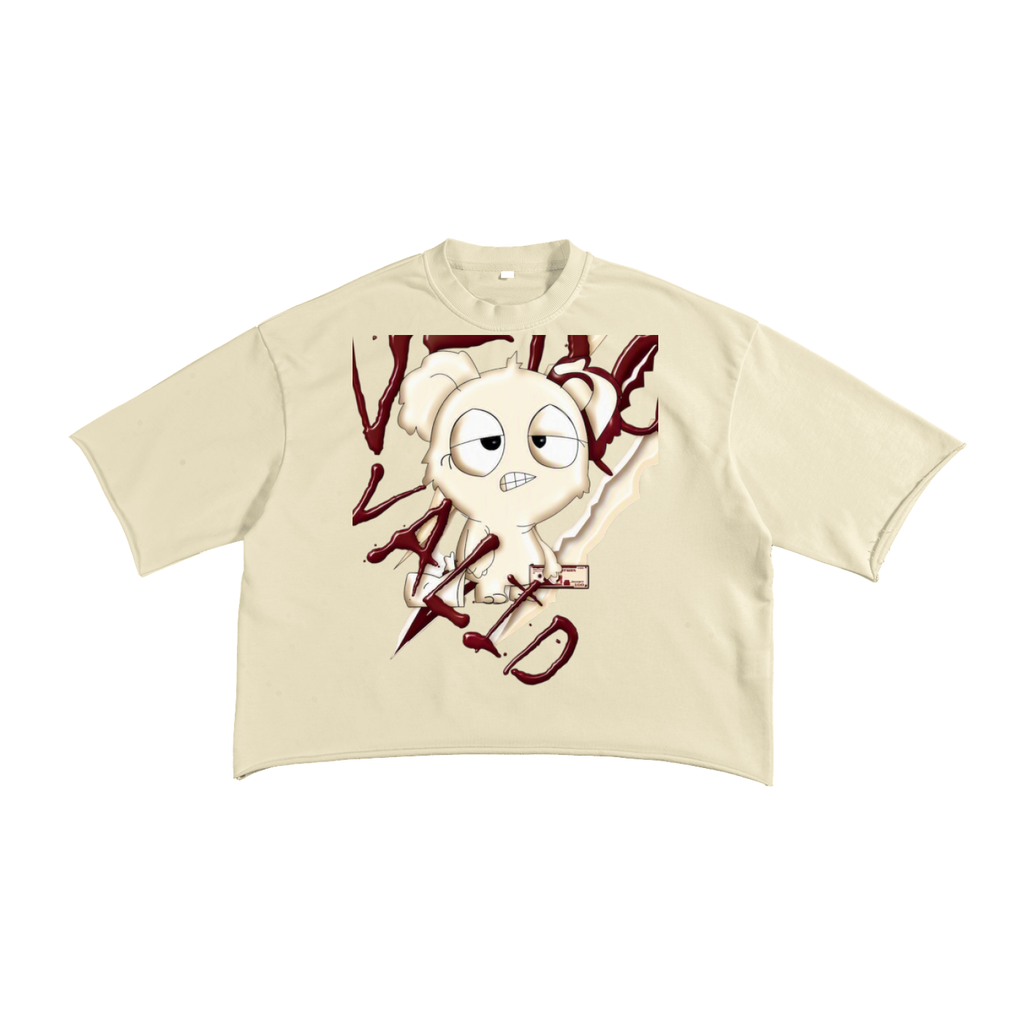 French Terry Raw Edge T-Shirt
