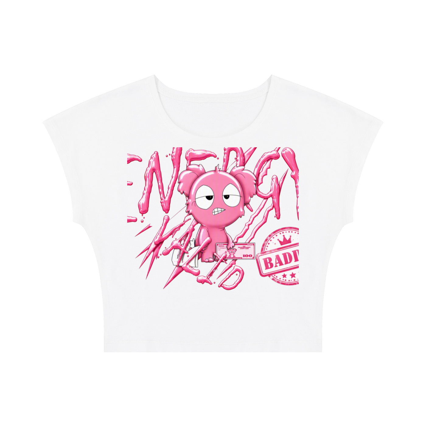 Loopy Lavi Women's Slim Crop T-Shirt