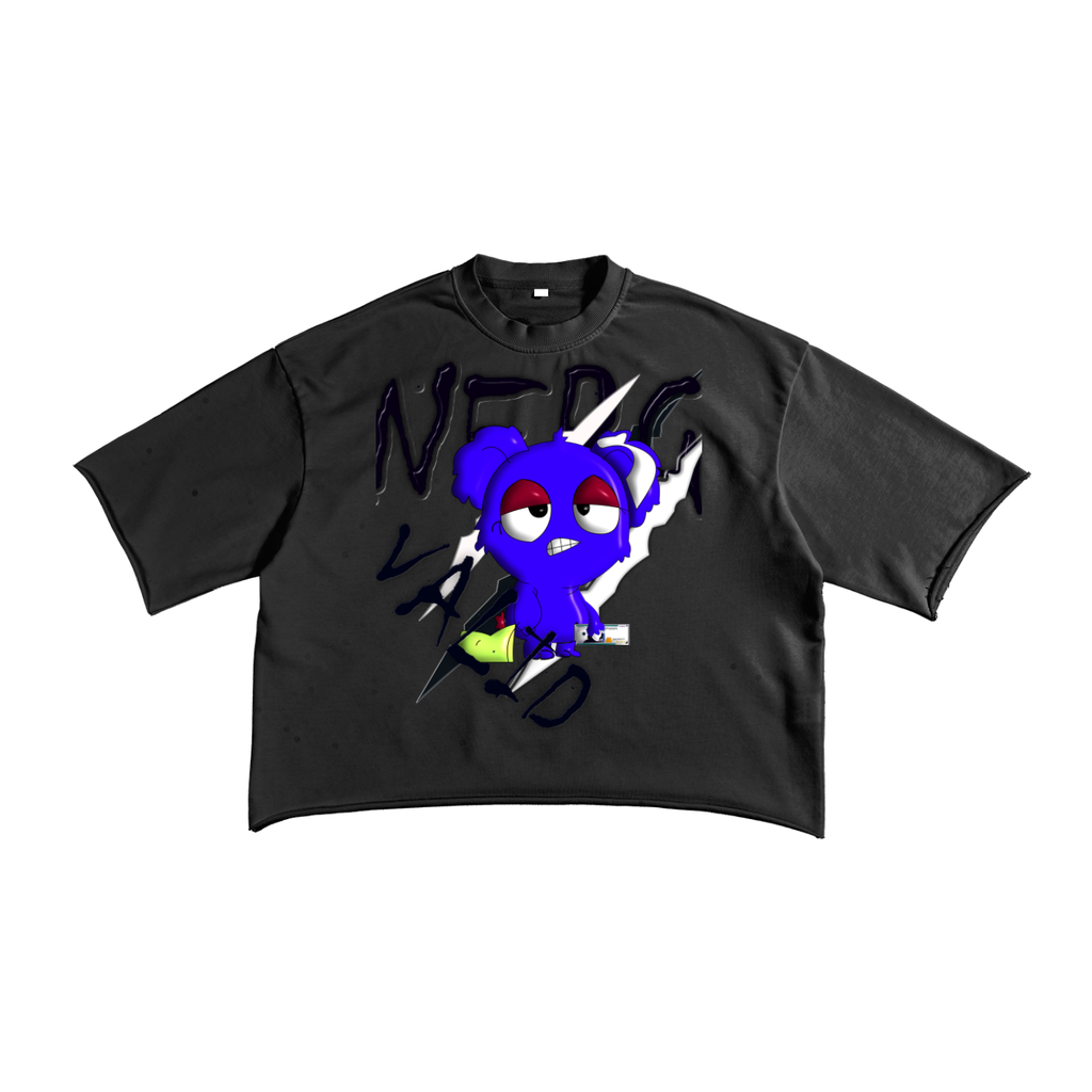 French Terry Raw Edge T-Shirt