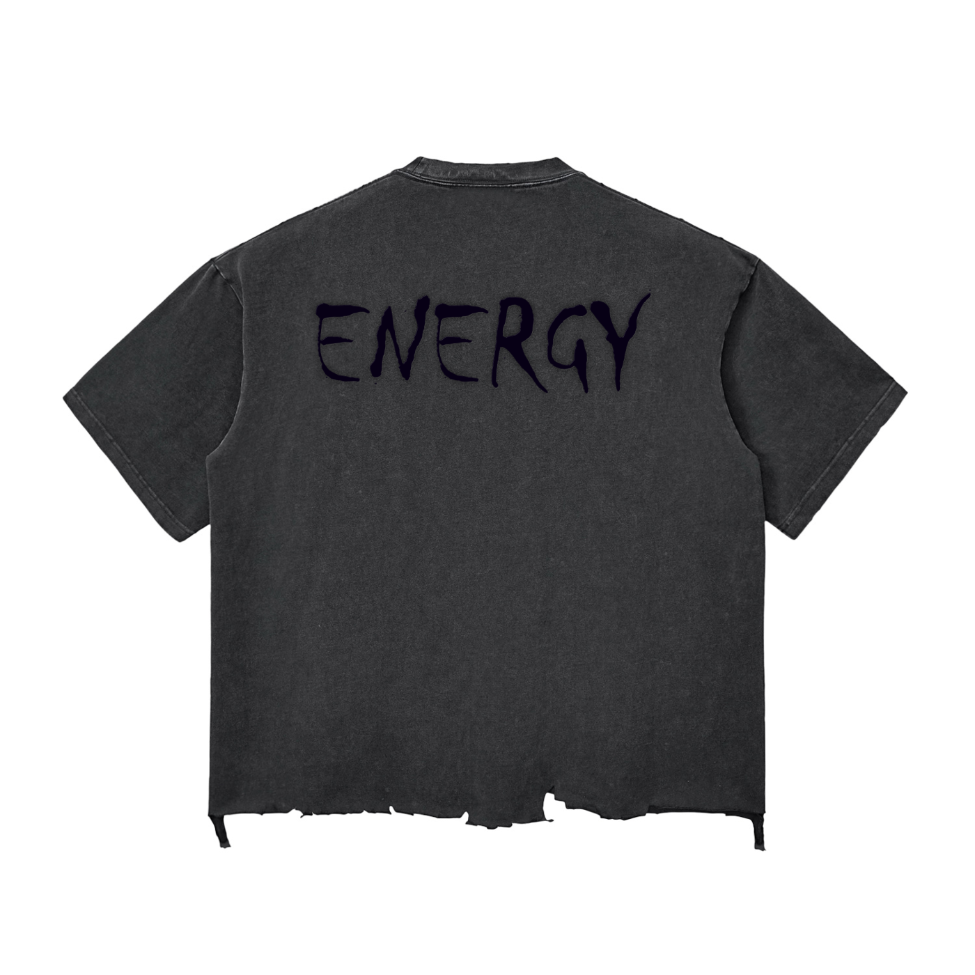 Loopy Lavi Snow Wash Raw-Hem Boxy T-shirt