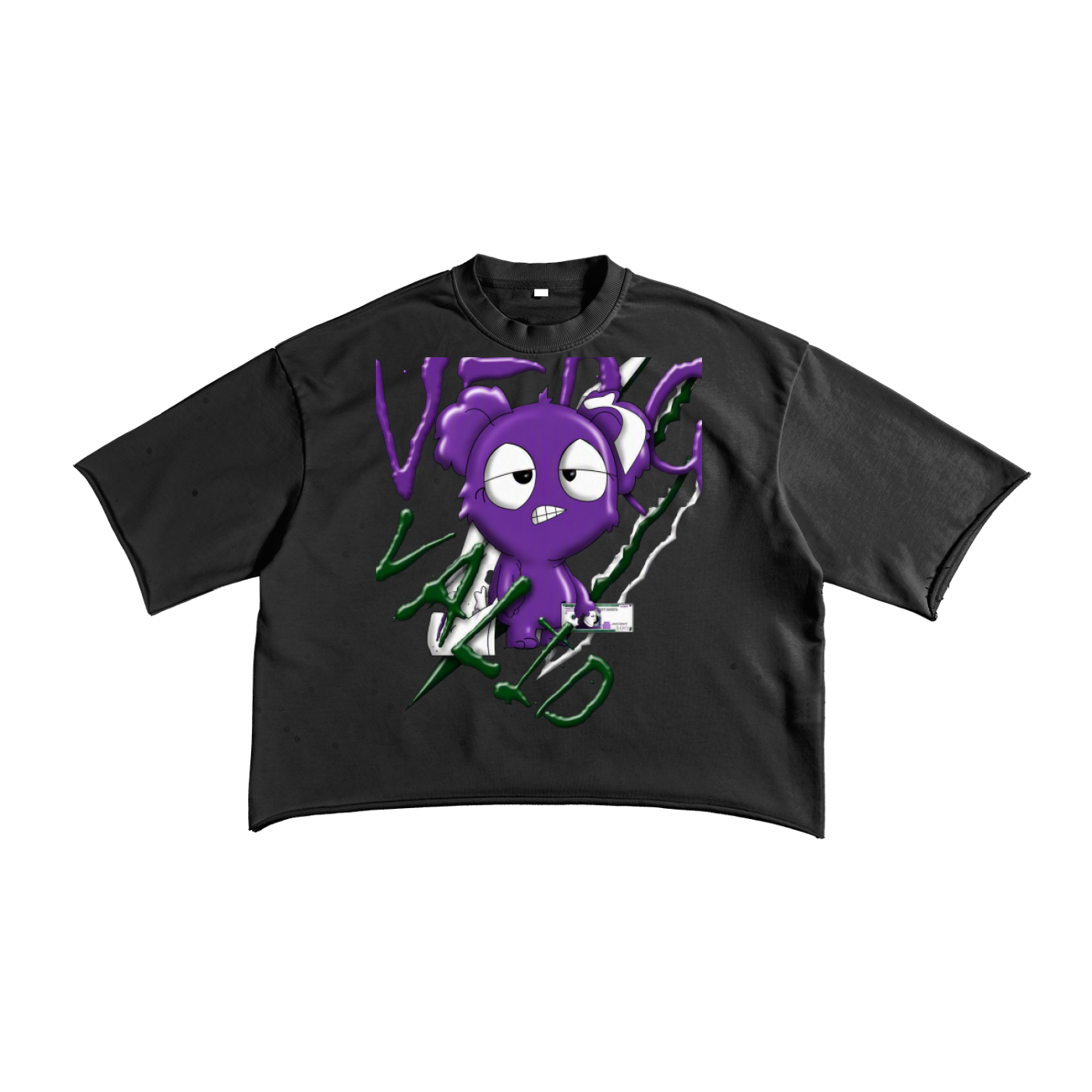 French Terry Raw Edge T-Shirt