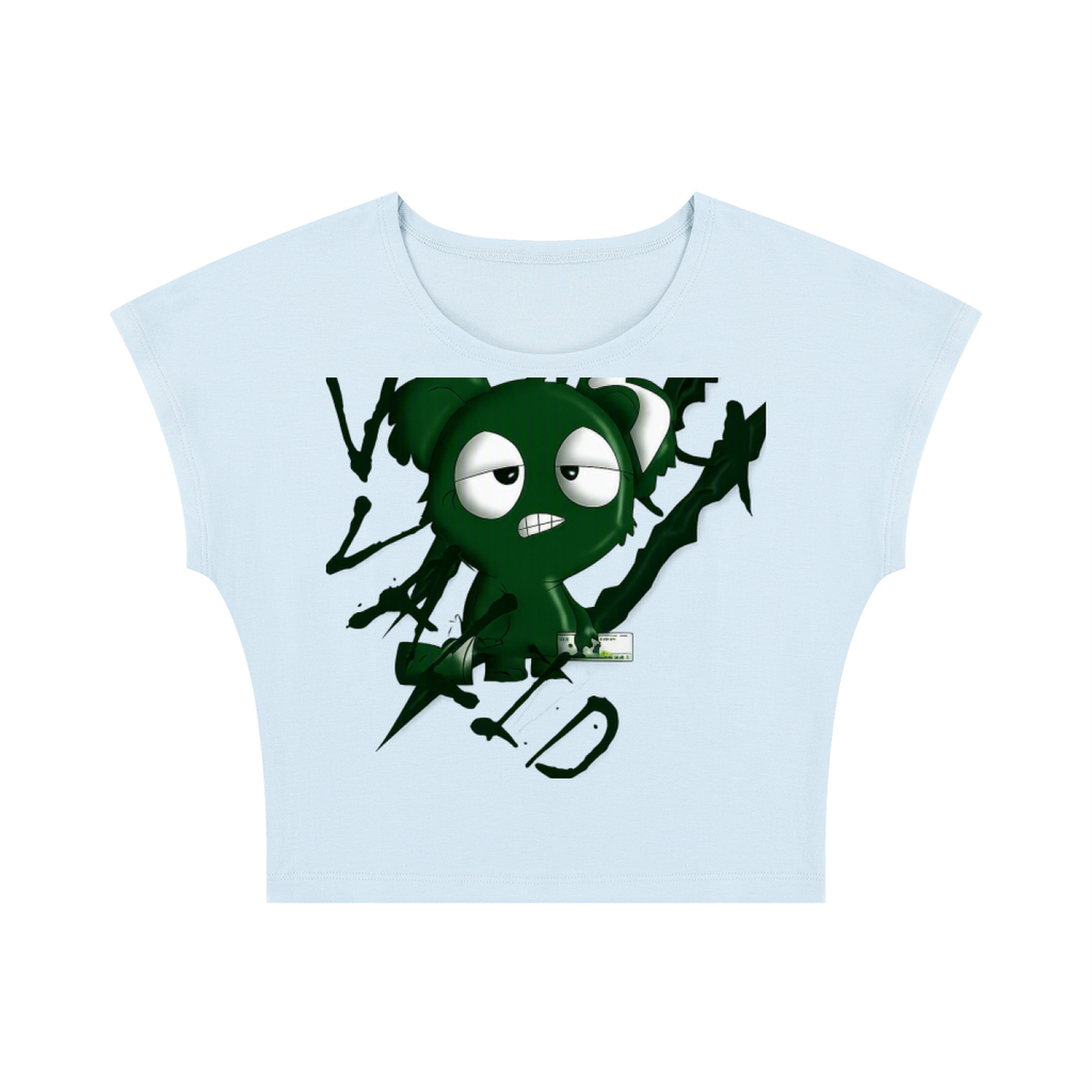 Loopymlavi Women's Slim Crop T-Shirt