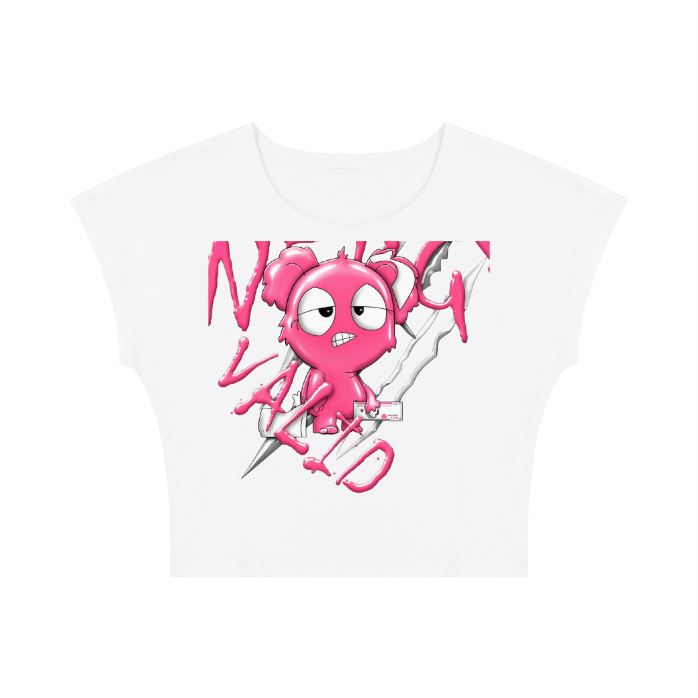 Loopy Lavi Women's Slim Crop T-Shirt