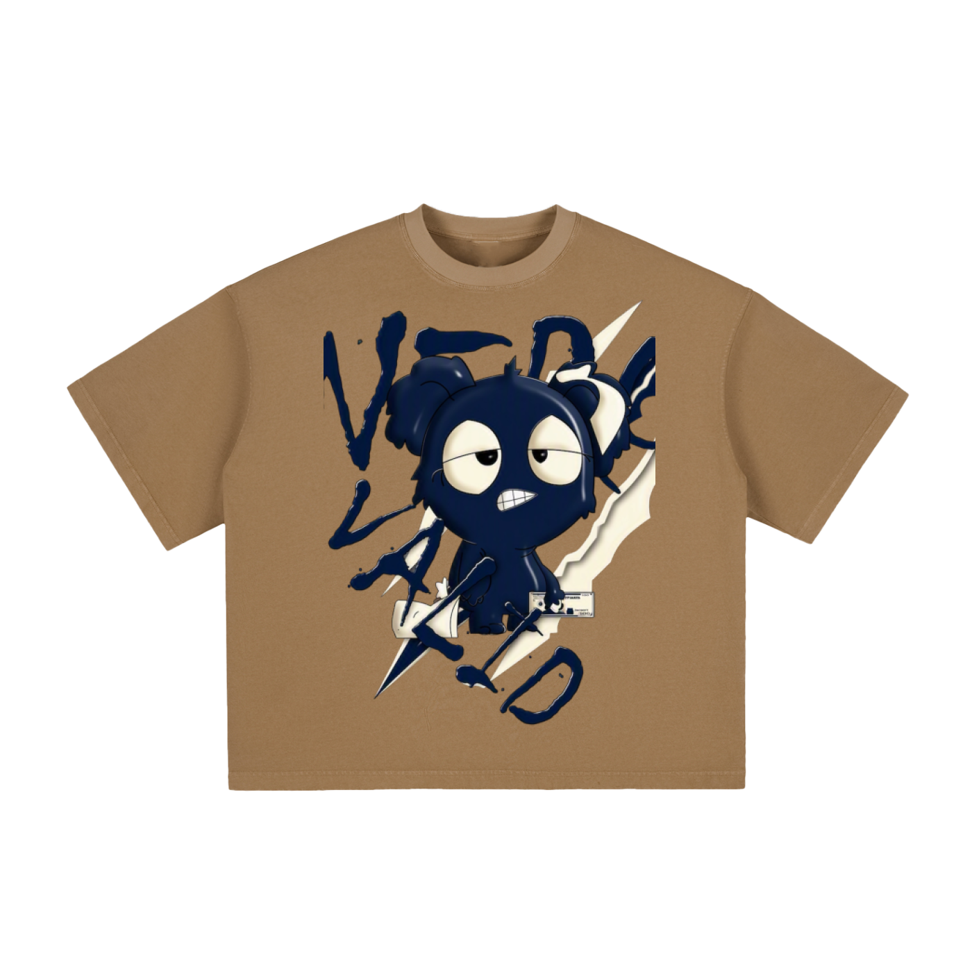 Navy “collection” Vintage Washed Boxy T-Shirt