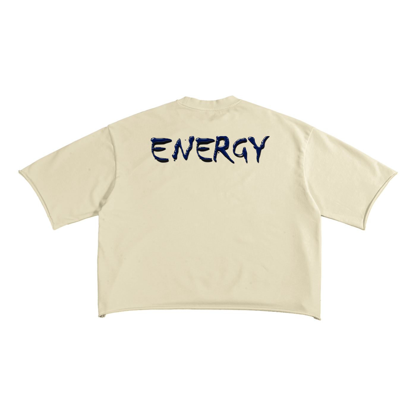 French Terry Raw Edge T-Shirt