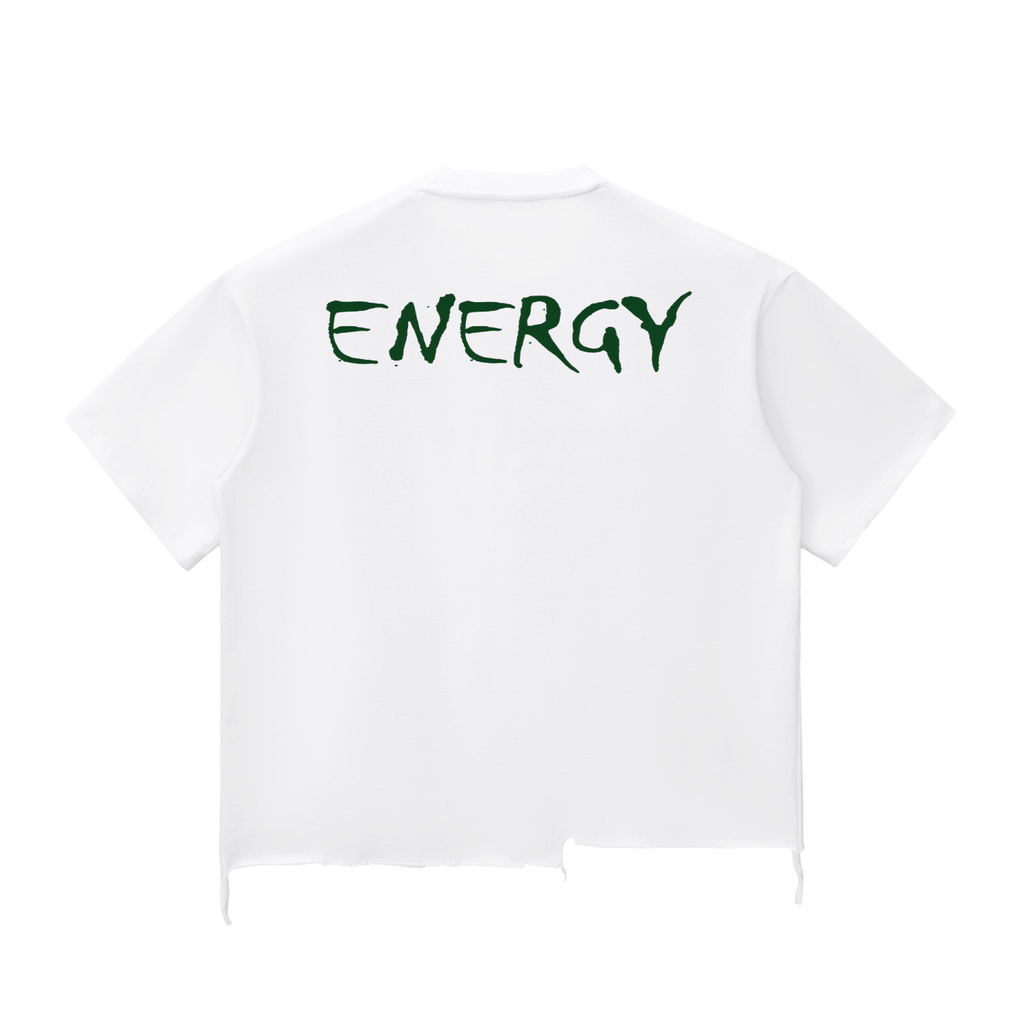 Loopy Lavi Snow Wash Raw-Hem Boxy T-shirt