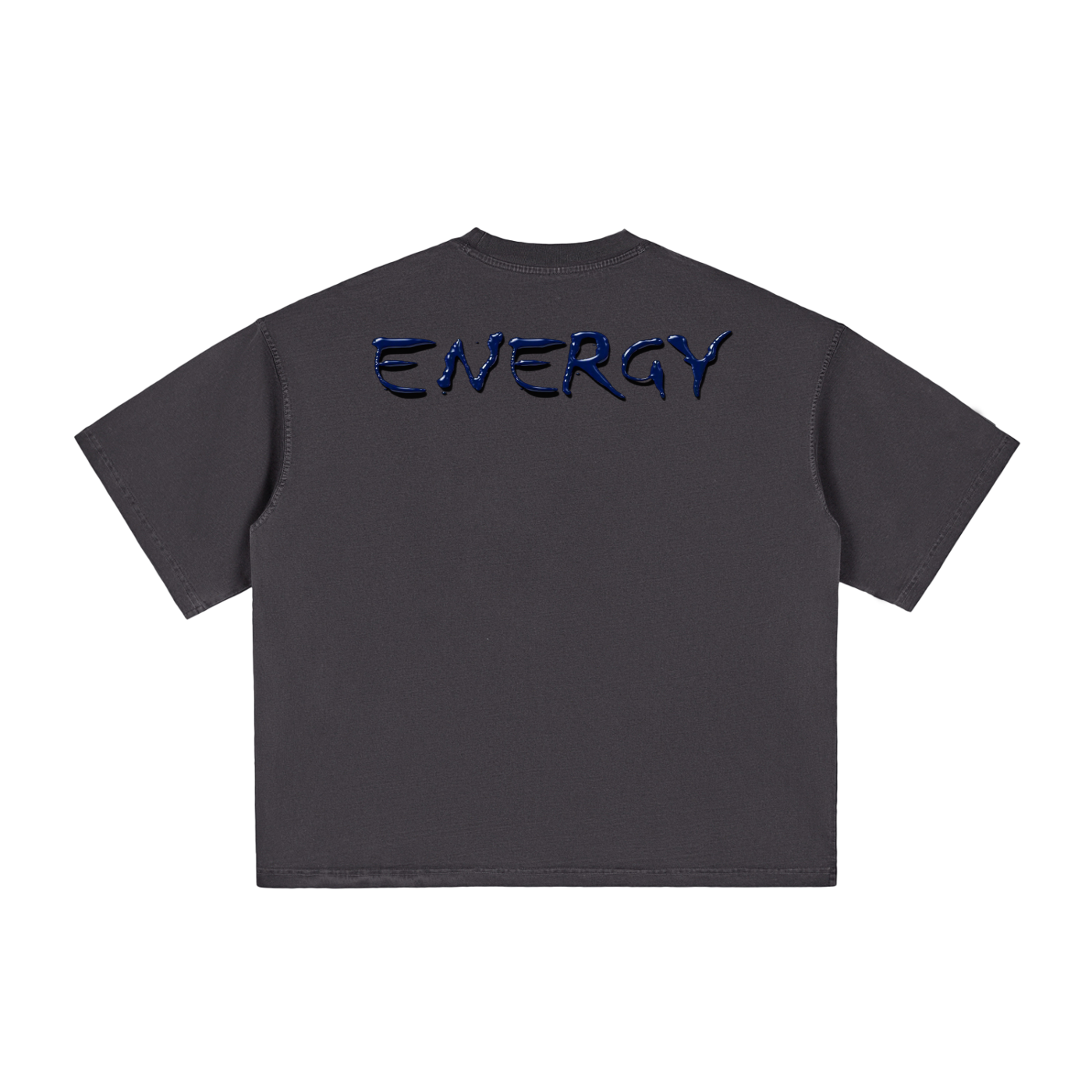 Navy “collection” Vintage Washed Boxy T-Shirt