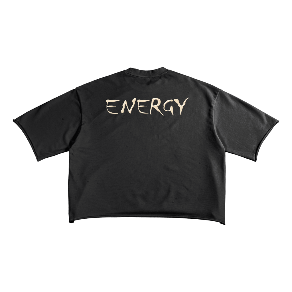 French Terry Raw Edge T-Shirt