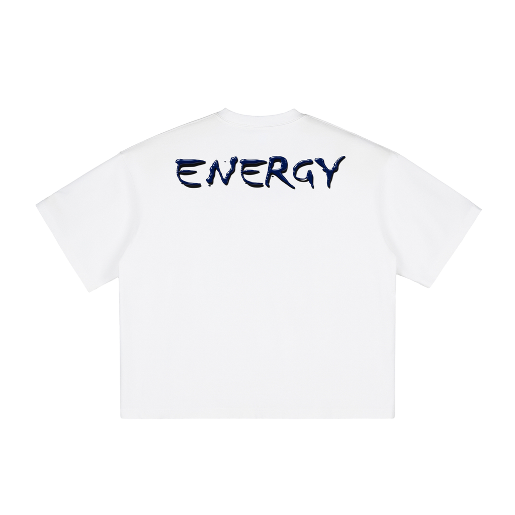 Navy “collection” Vintage Washed Boxy T-Shirt