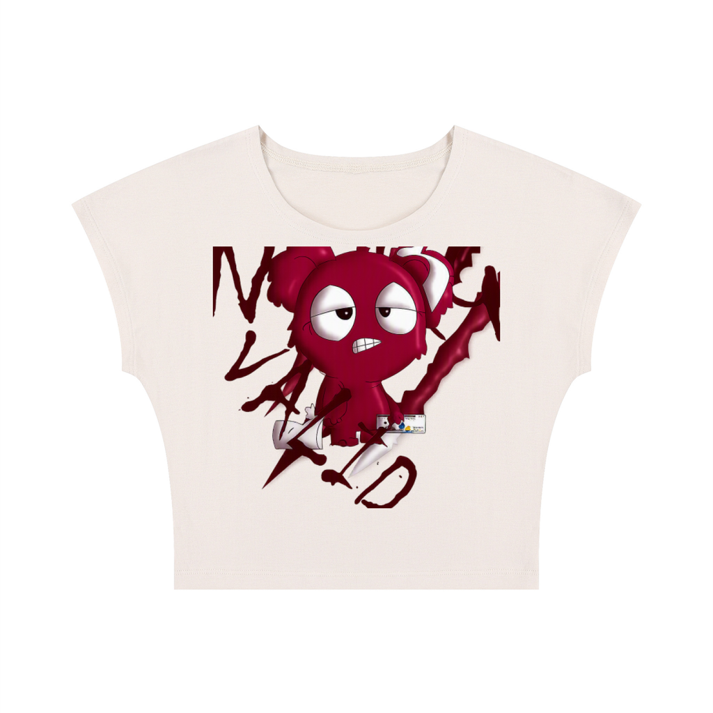 Loopy Lavi Women's Slim Crop T-Shirt