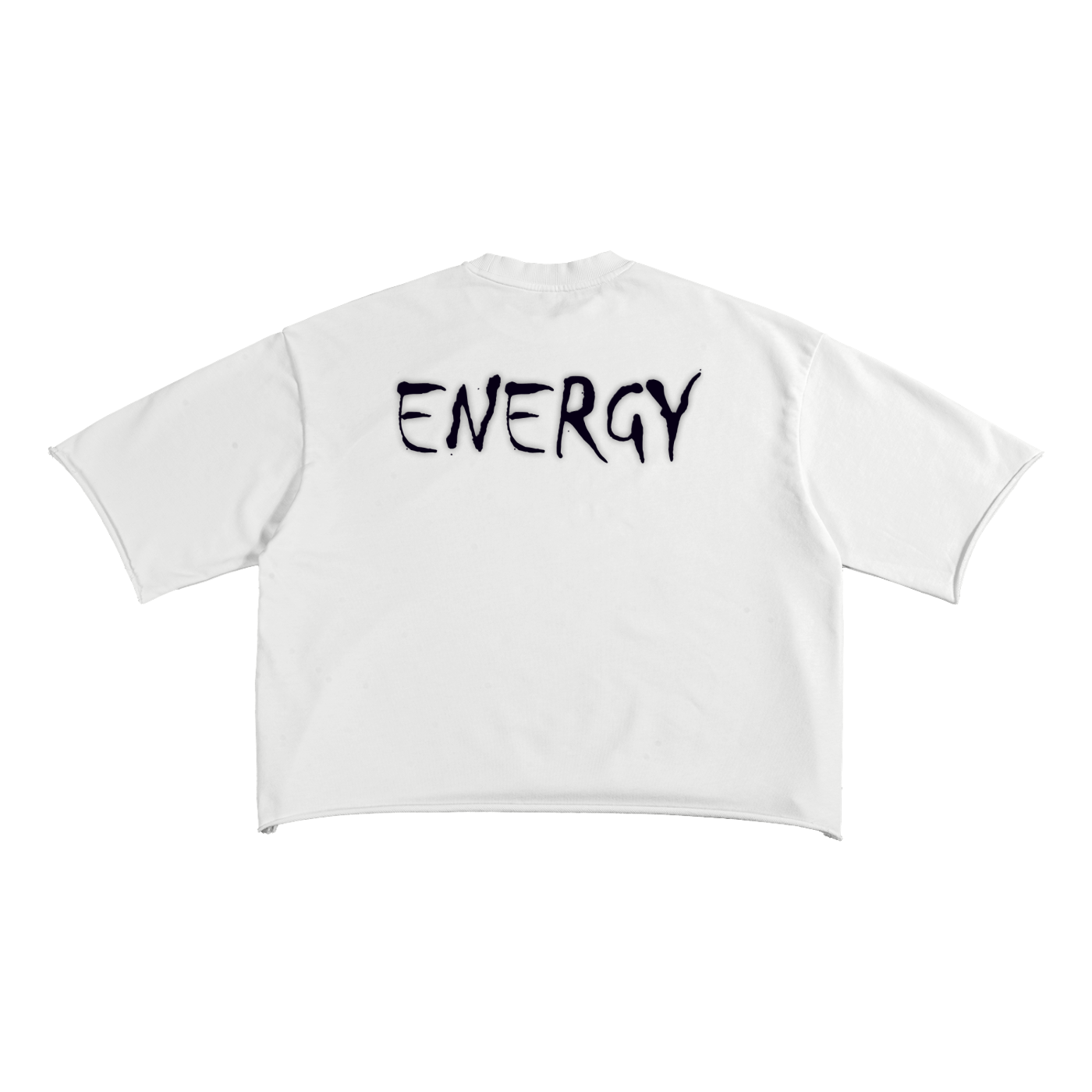 French Terry Raw Edge T-Shirt