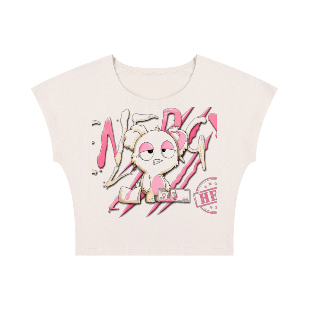Loopy Lavi Women's Slim Crop T-Shirt