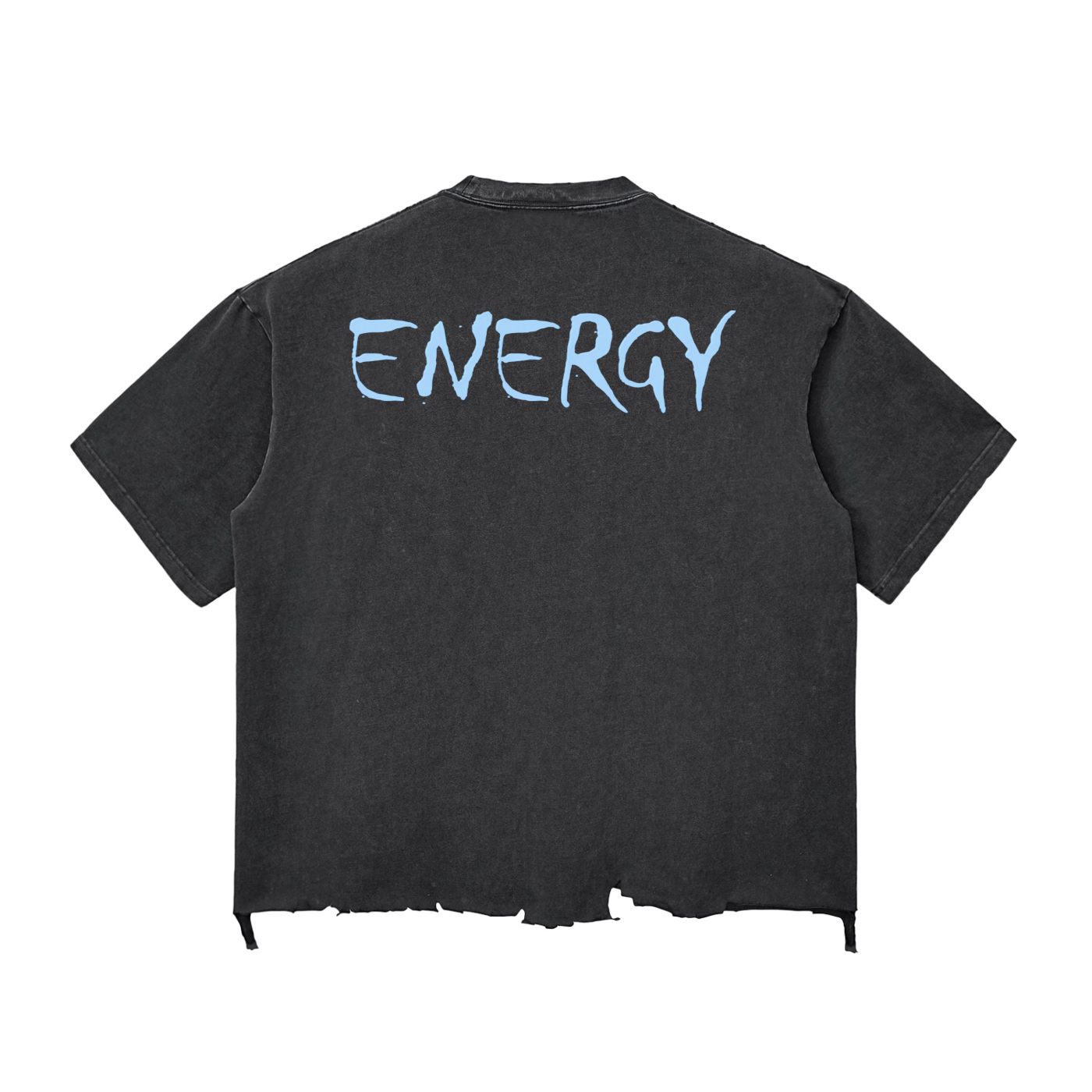Loopy Lavi Snow Wash Raw-Hem Boxy T-shirt