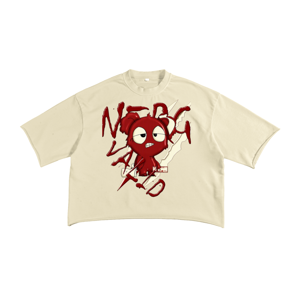 French Terry Raw Edge T-Shirt
