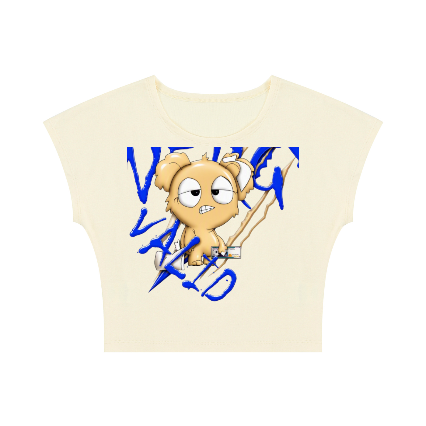 Loopy Lavi Women's Slim Crop T-Shirt