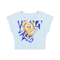 Loopy Lavi Women's Slim Crop T-Shirt