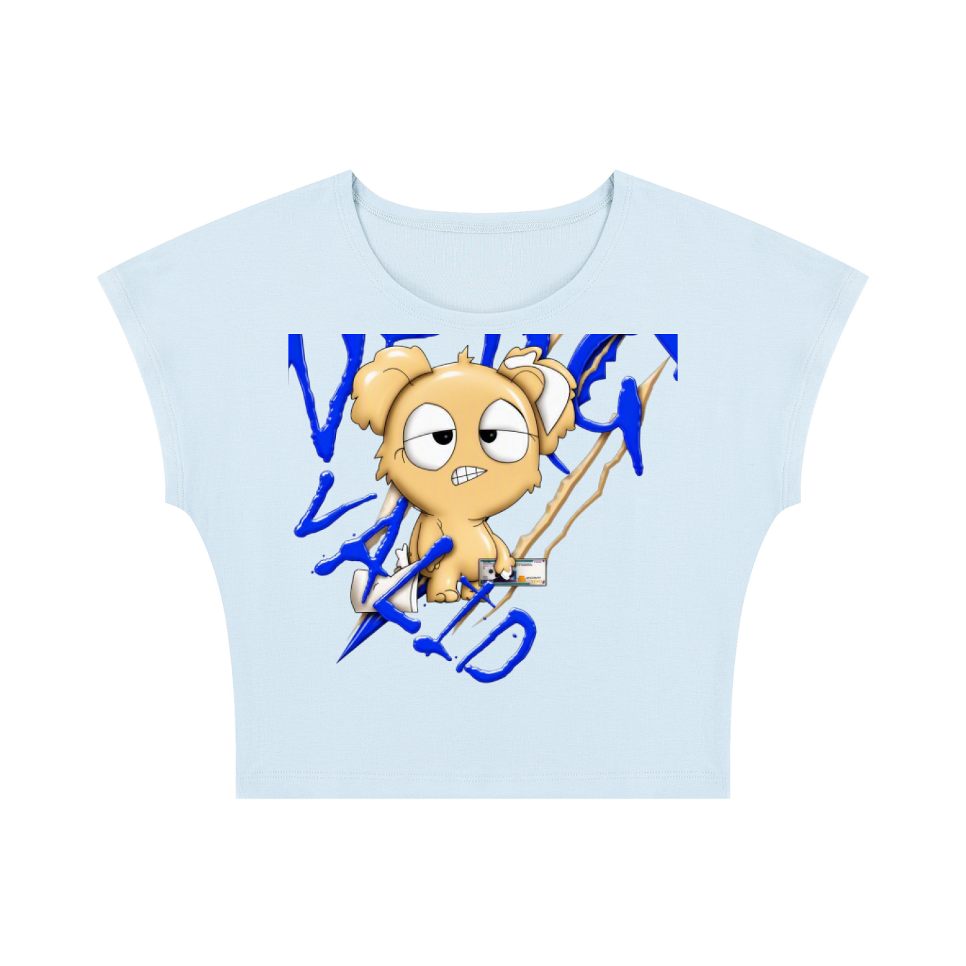 Loopy Lavi Women's Slim Crop T-Shirt