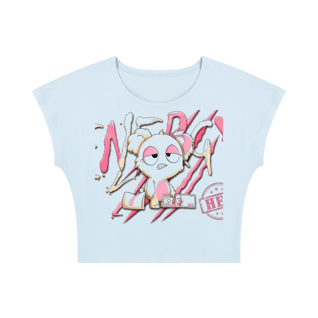 Loopy Lavi Women's Slim Crop T-Shirt