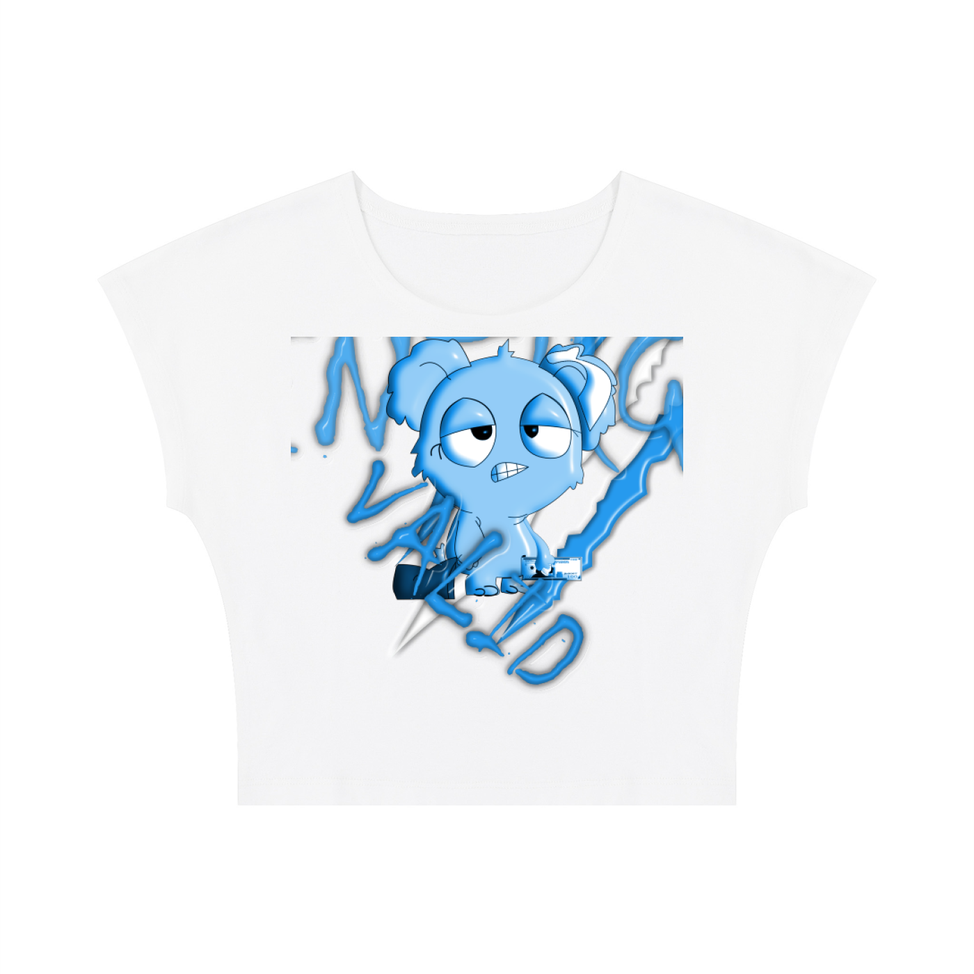 Loopy Lavi Women's Slim Crop T-Shirt