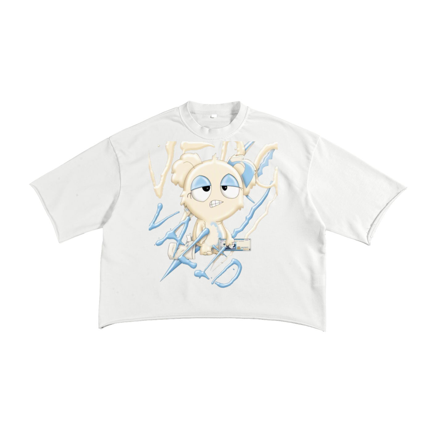 French Terry Raw Edge T-Shirt